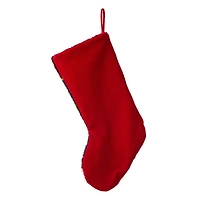 Glitzhome® 19" Santa Hooked Stocking
