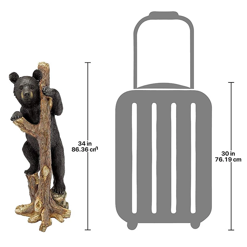 Design Toscano 34" Bashful Bear Cub Statue