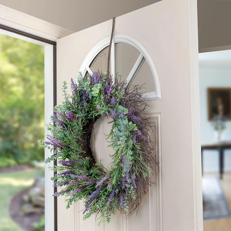 Haute Decor HighProfile™ 16.5'' Brushed Nickel Wreath Hanger