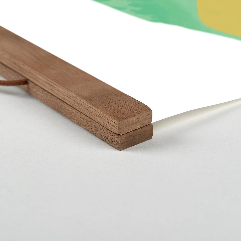 Day Dreamer 16" x 20" Teak Hanging Canvas