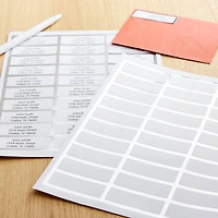 Silver Foil Address Label Stickers by Recollections™