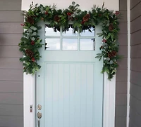 9ft. Pre-Lit LED Christmas Woods Artificial Garland