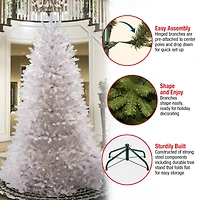 7ft. Unlit Dunhill® White Fir Artificial Christmas Tree