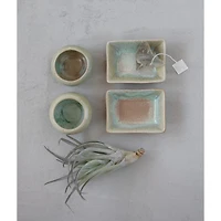 Hello Honey® Assorted Stoneware Dish with Opal Reactive Glaze Set
