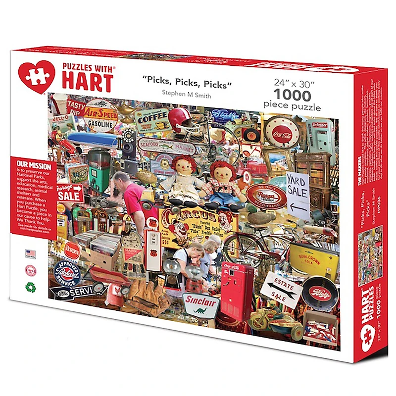 Hart Puzzles Picks, Picks, Picks by Steve Smith 1,000 Piece Jigsaw Puzzle