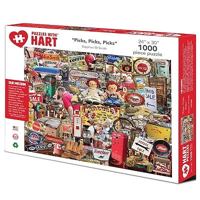 Hart Puzzles Picks, Picks, Picks by Steve Smith 1,000 Piece Jigsaw Puzzle
