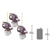 Design Toscano 3ct. North Pole Dragon Ornaments
