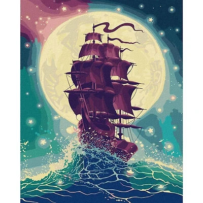 Through the Waves Painting by Numbers Kit