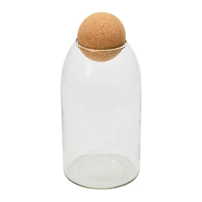 Hello Honey® Glass Jar with Cork Ball Lid