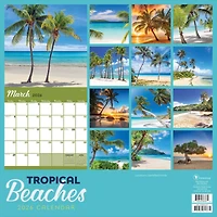2026 Tropical Beaches Wall Calendar