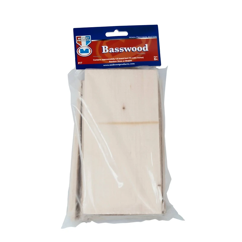 Midwest Wood Basswood Economy Bag, 6ct.