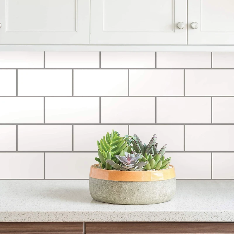 InHome Subway Tile Peel & Stick Backsplash Tiles