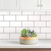 InHome Subway Tile Peel & Stick Backsplash Tiles