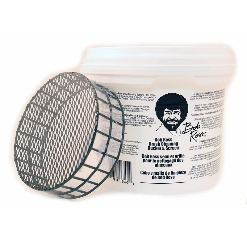 Bob Ross® Brush Cleaning Bucket & Screen