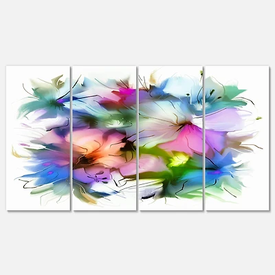 Designart - Watercolor Floral Bouquet