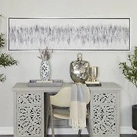 71" Gray Modern Framed Wall Art