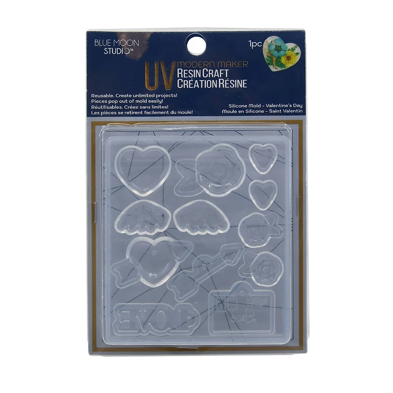 Blue Moon Studio™ UV Resin Craft Valentine's Day Silicone Mold