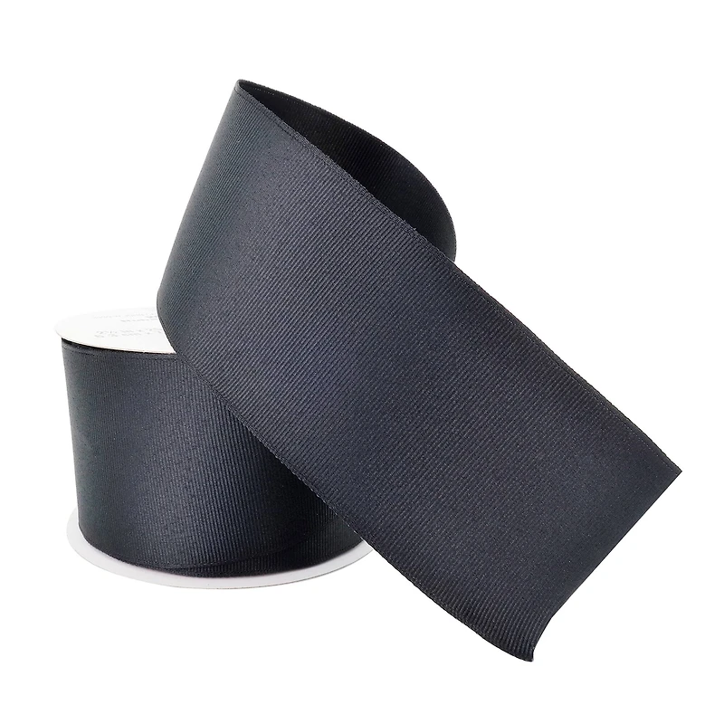 2.5" x 25ft. Faux Linen Wired Ribbon by Celebrate It™ Décor