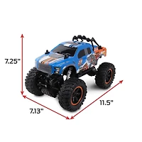 NKOK Mean Machines Rock Crawler RC Blue Ford F-150 Raptor