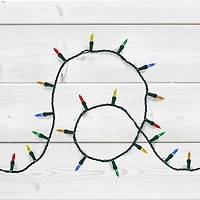 200ct. Multi-Color LED Mini Christmas Lights Set With Green Wire