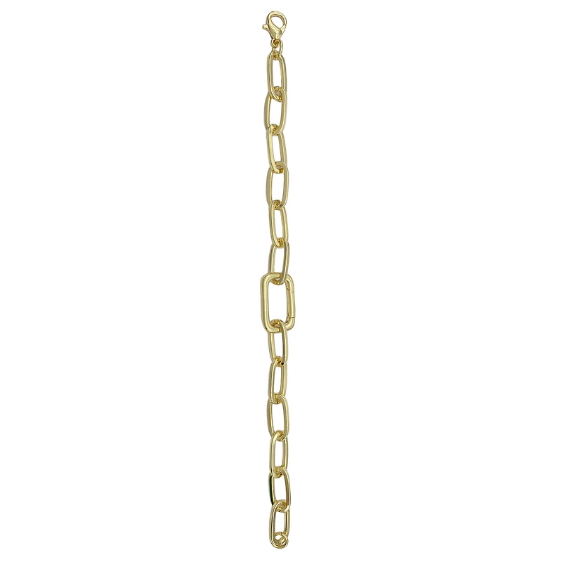 14K Gold Plated Paperclip Bracelet by Bead Landing™