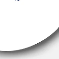 Designart - Navy Blue Chestnut Leaf