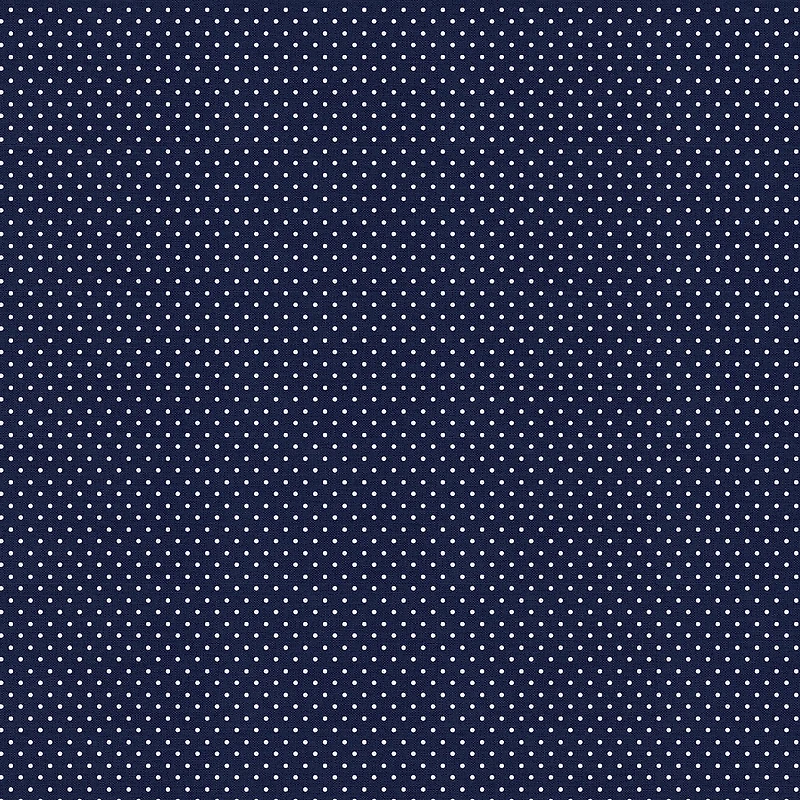 Fabric Editions Navy Pin Dot Cotton Fabric