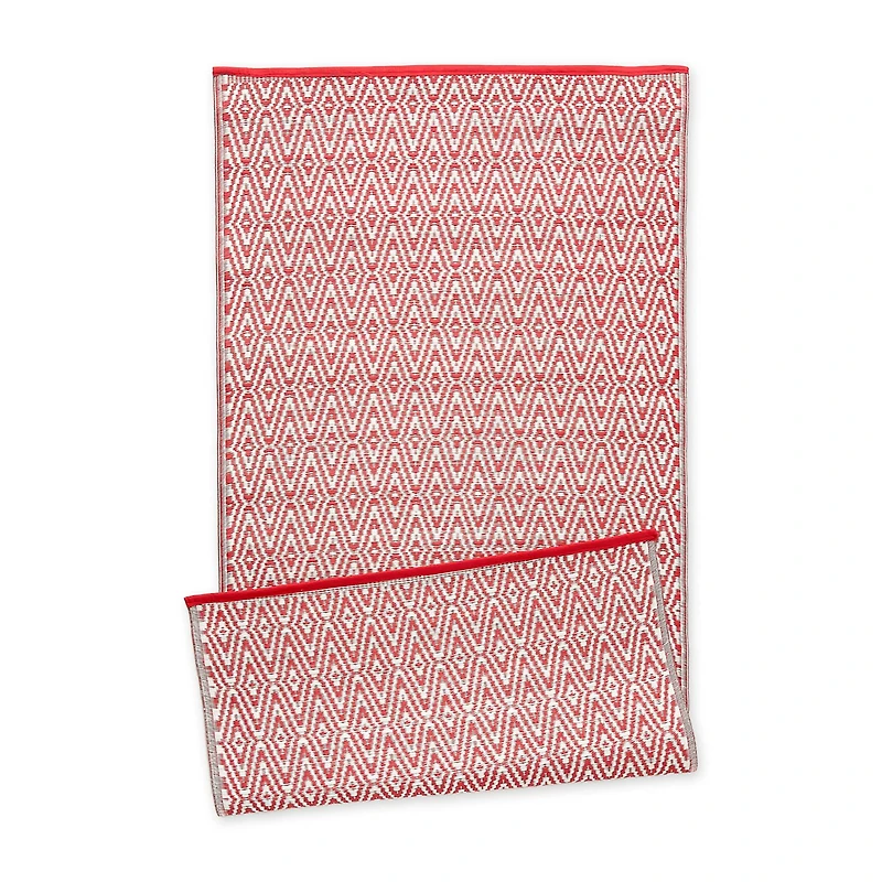 DII® Rust Diamond Outdoor Rug, 3ft. x 6ft.