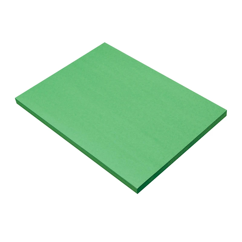 Pacon SunWorks Construction Paper, 20 Sheets, 9" x 12", Holiday Green