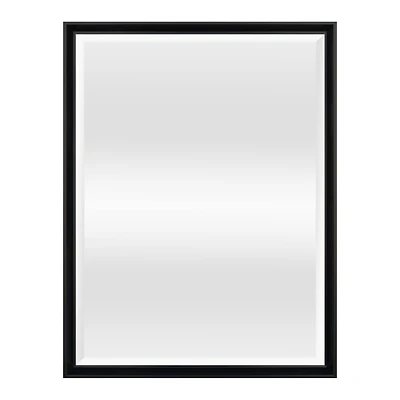 18" x 24" Black Decorative Float Mirror by Ashland®