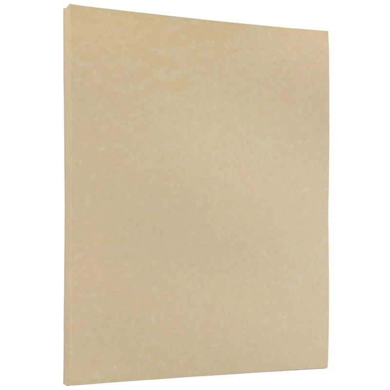 JAM Paper Brown 8.5" x 11" Parchment Paper, 500 Sheets