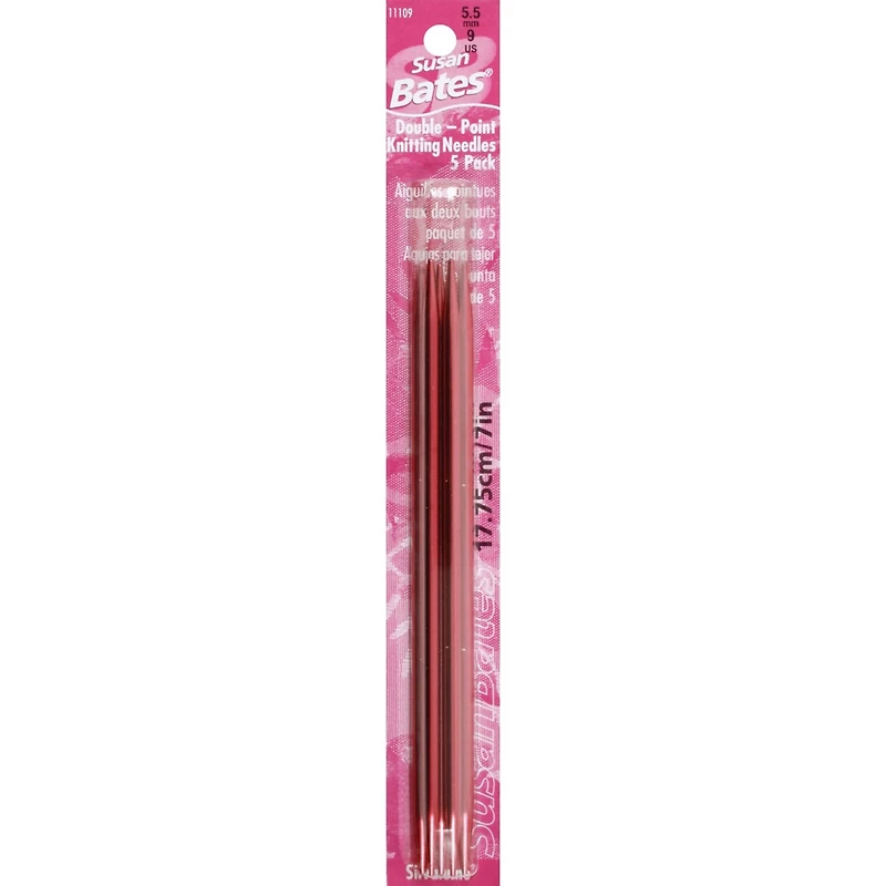 Susan Bates® Silvalume® 7'' Double Point Knitting Needles, 5ct.
