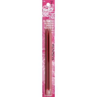 Susan Bates® Silvalume® 7'' Double Point Knitting Needles, 5ct.