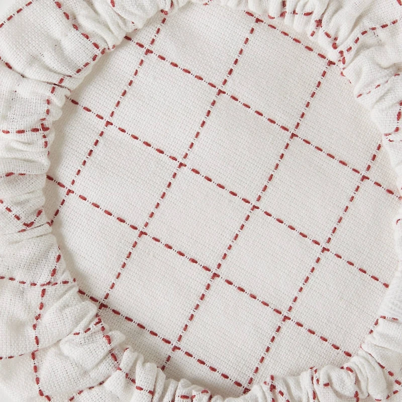 DII® Assorted Barn Red Farmhouse Woven Dish Cover Set