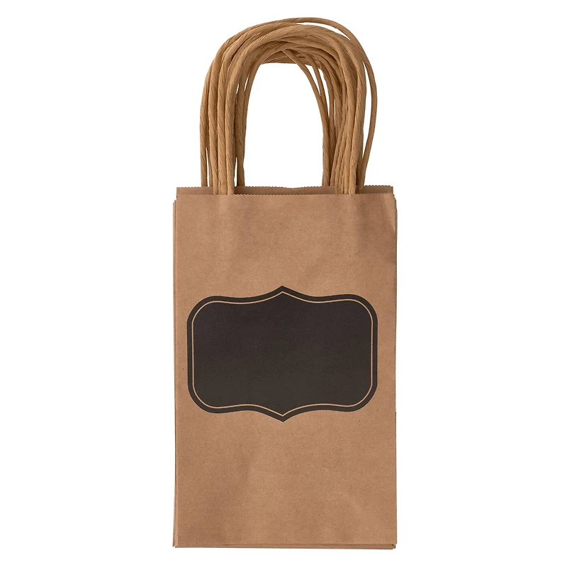 8.5" Black Label Paper Bag Value Pack by Celebrate It™