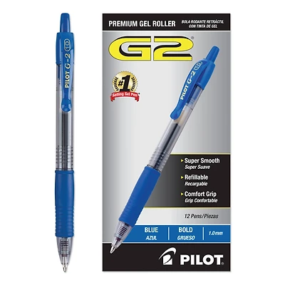 6 Packs: 12 ct. (72 total) Pilot® G2® Premium 1mm Bold Retractable Gel Pen