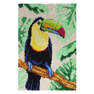 Orchidea Toucan Latch Hook Rug Kit