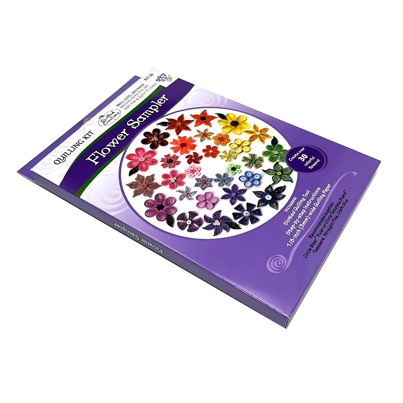 Quilled Creations™ Flower Sampler Quilling Kit