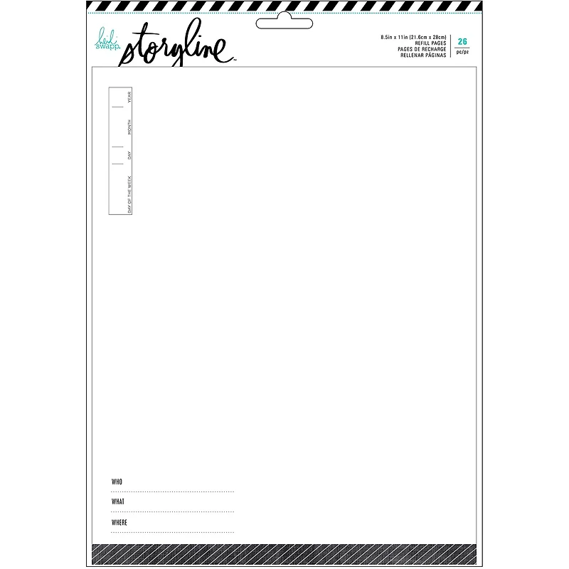Heidi Swapp® Storyline™ 8.5" x 11" Page Protectors & Refill Pages