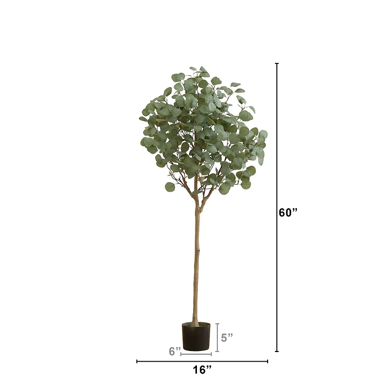 5ft. Potted Artificial Eucalyptus Tree