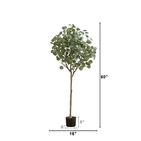 5ft. Potted Artificial Eucalyptus Tree
