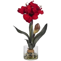 20'' Amaryllis in Round Vase