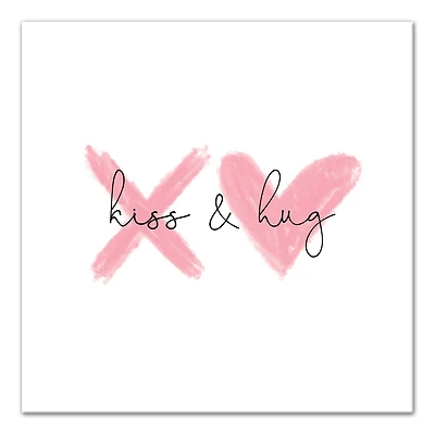Kiss & Hug Canvas Art