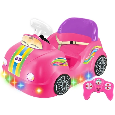 Kiddieland Pink Rainbow Powered Bumper Car
