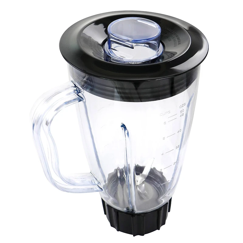 Better Chef Black 50oz. 10-Speed 350-Watt Plastic Jar Blender