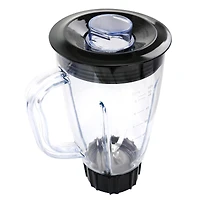 Better Chef Black 50oz. 10-Speed 350-Watt Plastic Jar Blender