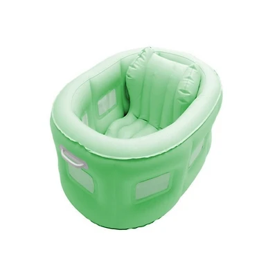 Room to Grow Green 4-in-1 Portable Inflatable Baby Bathinet