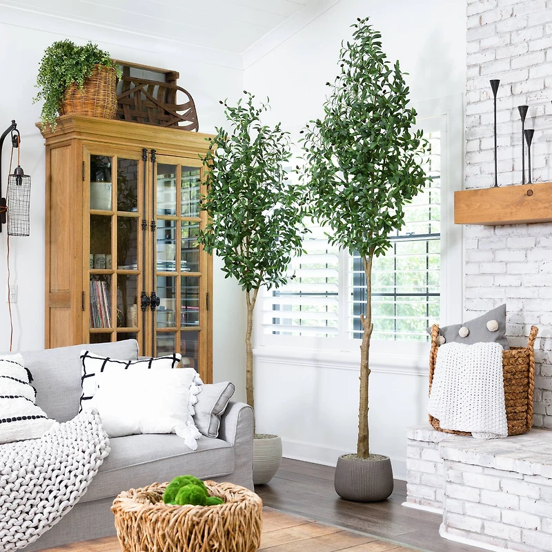 9ft. Potted Artificial Olive Tree