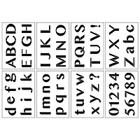 2" Modern Sans Serif Alphabet Stencils by Craft Smart®