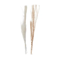 Tan & White Pigeon Pea Foliage Bundle Set